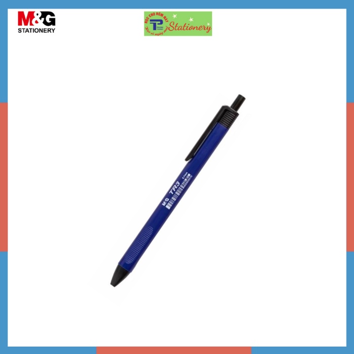 Bút bi dầu MG 0.7mm đầu bấm mực Xanh/Đen/Đỏ - 40 chiếc/hộp MG3072