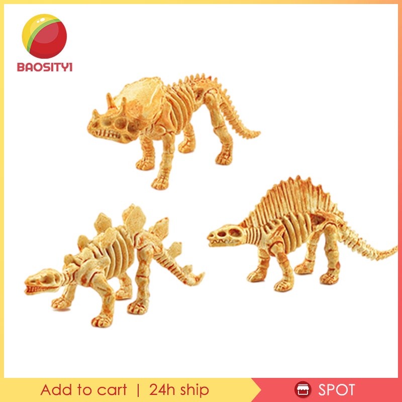 Set 12 mô hình xương khủng long đồ chơi cho bé