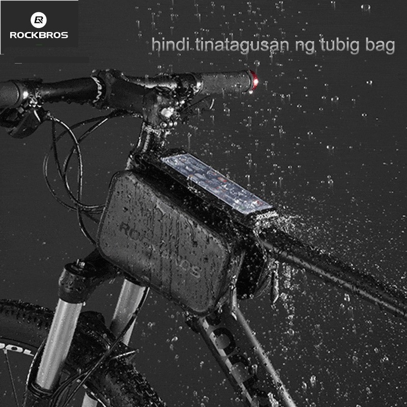 Túi đựng đồ dùng gắn phía trước xe đạp Rockbros thiết kế phản quang tiện dụng