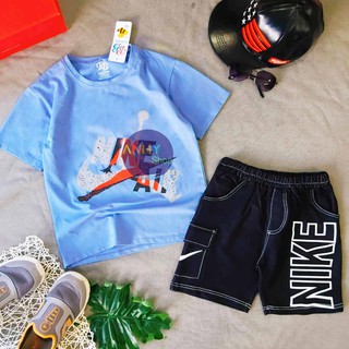 BỘ THUN GIẢ JEAN BÉ TRAI SIZE CỒ