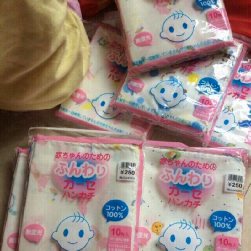 10 KHĂN SỮA XÔ XUẤT NHẬT SIÊU MỀM, SIÊU THẤM CHO BÉ