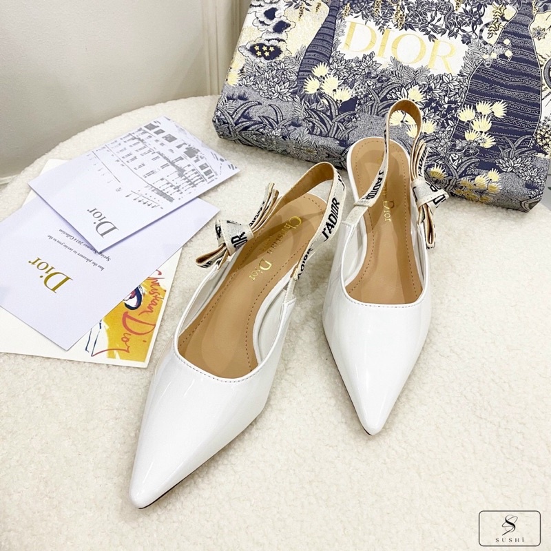 Sandal cao gót D i o r bóng gót 3p fullbox