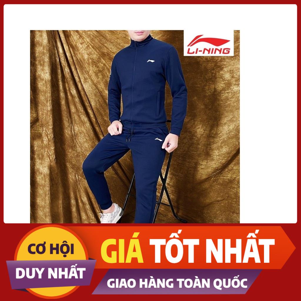Bộ Thể Thao Nam Lining quần áo thể thao cao cấp 2 lớp hàng xuất 2021 🎁 Đẹp