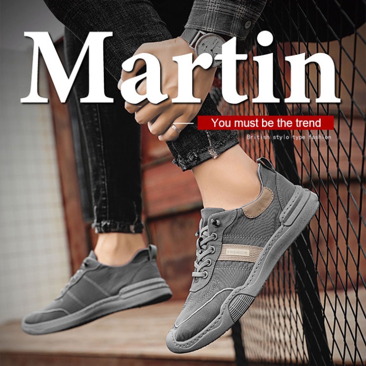 Giày Vải canvas Phối Lụa Cá Tính Cho Nam