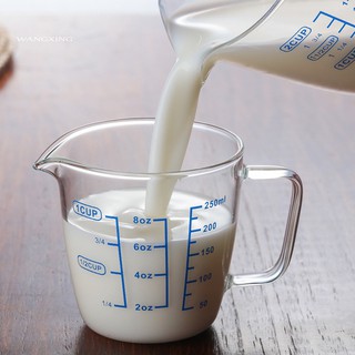 Cốc Đong Bằng Thủy Tinh Chịu Nhiệt Dung Tích 250ml 500ml