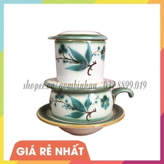 Bộ phin cafe gốm sứ bát tràng - phin cafe đẹp, cao cấp