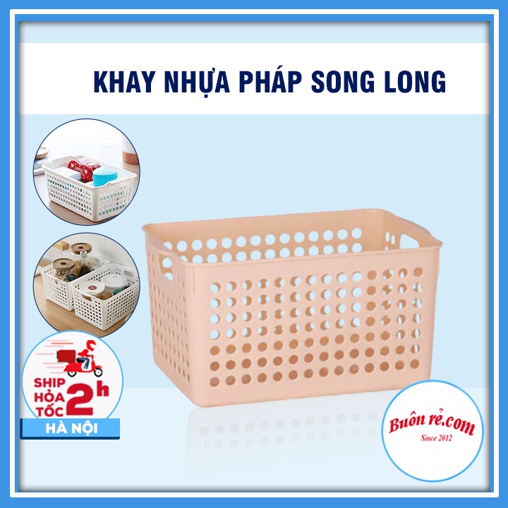 Khay nhựa Pháp dáng cao đựng đồ đa năng Song Long 2617 Buôn Rẻ 01158