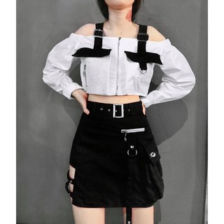 Chân váy unisex -Chain box skirt