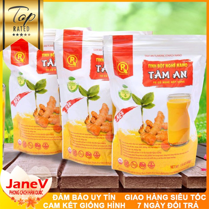 Tinh bột nghệ Nano Tâm An túi 500g