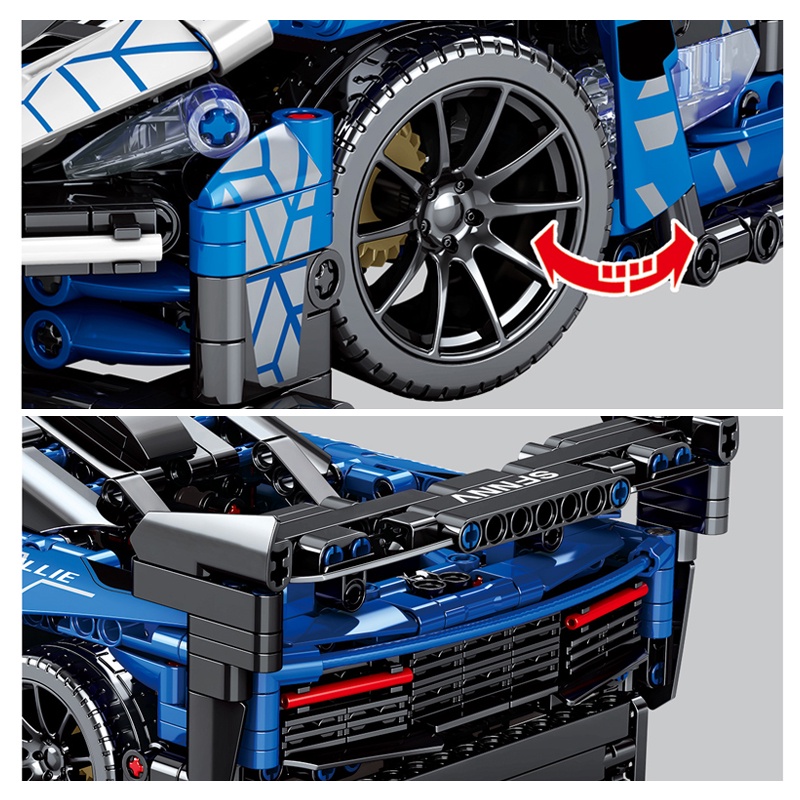 Đồ chơi lắp ráp Xe đua McLaren Senna GTR – SY BLOCK 8614 -STEAM-toys