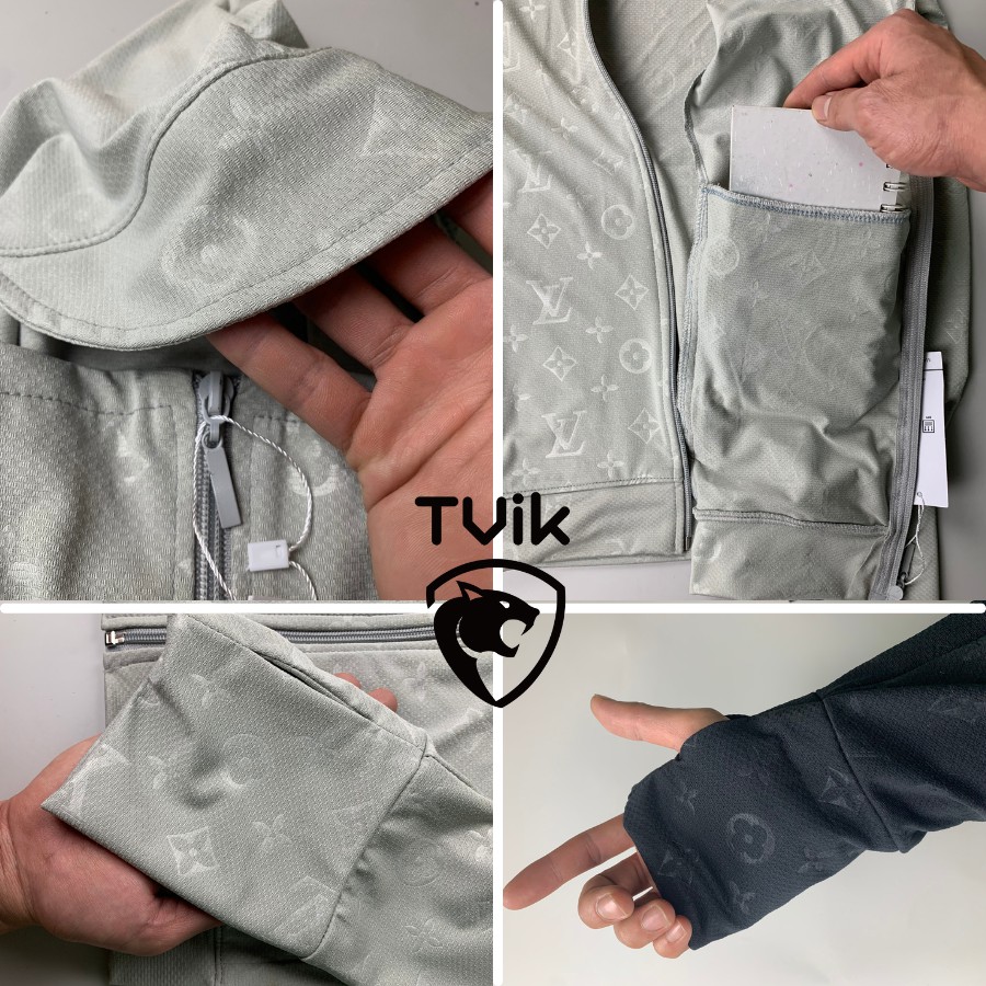 Áo chống nắng dập vân họa tiết LV cao cấp thông hơi thoáng khí TVIK - TV23 | BigBuy360 - bigbuy360.vn