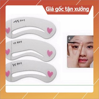 Combo 3 cặp khuôn kẻ lông mày cao cấp- Khuôn Kẻ Lông Mày Cực Xinh