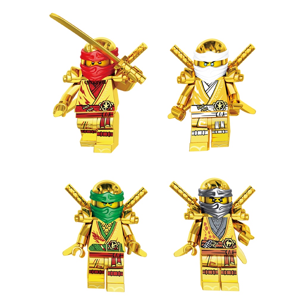 Qingyu Đồ Chơi Lắp Ráp Ninja 24 11401 gold Ninja Độc Đáo Cho Bé