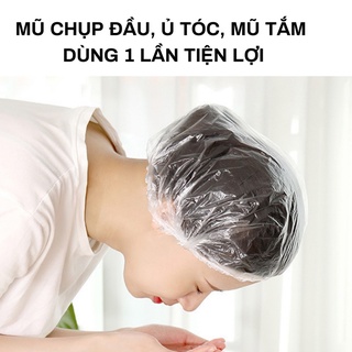Mũ chụp đầu, ủ tóc, mũ tắm dùng 1 lần tiện lợi