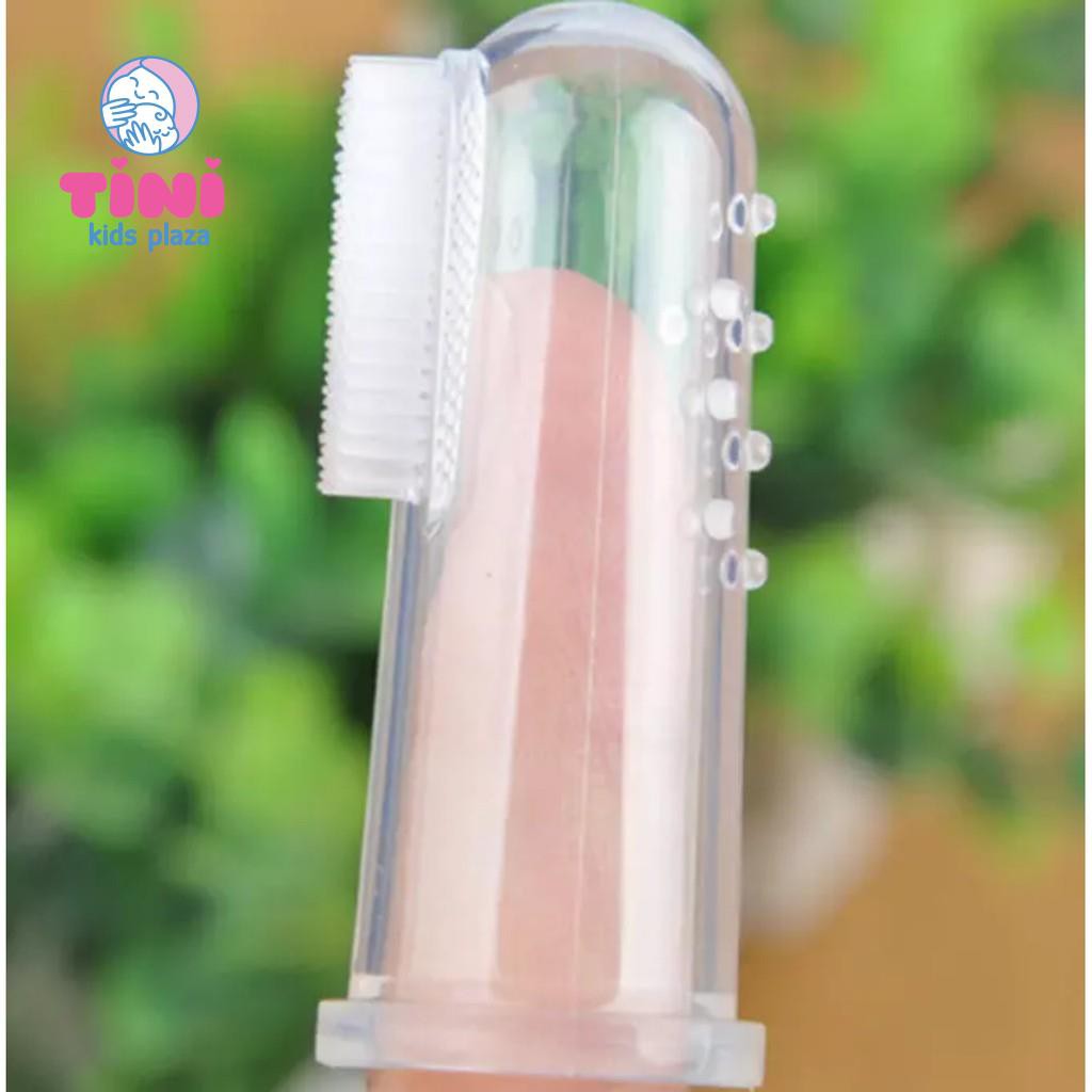 Rơ lưỡi xỏ ngón silicone cao cấp cho bé