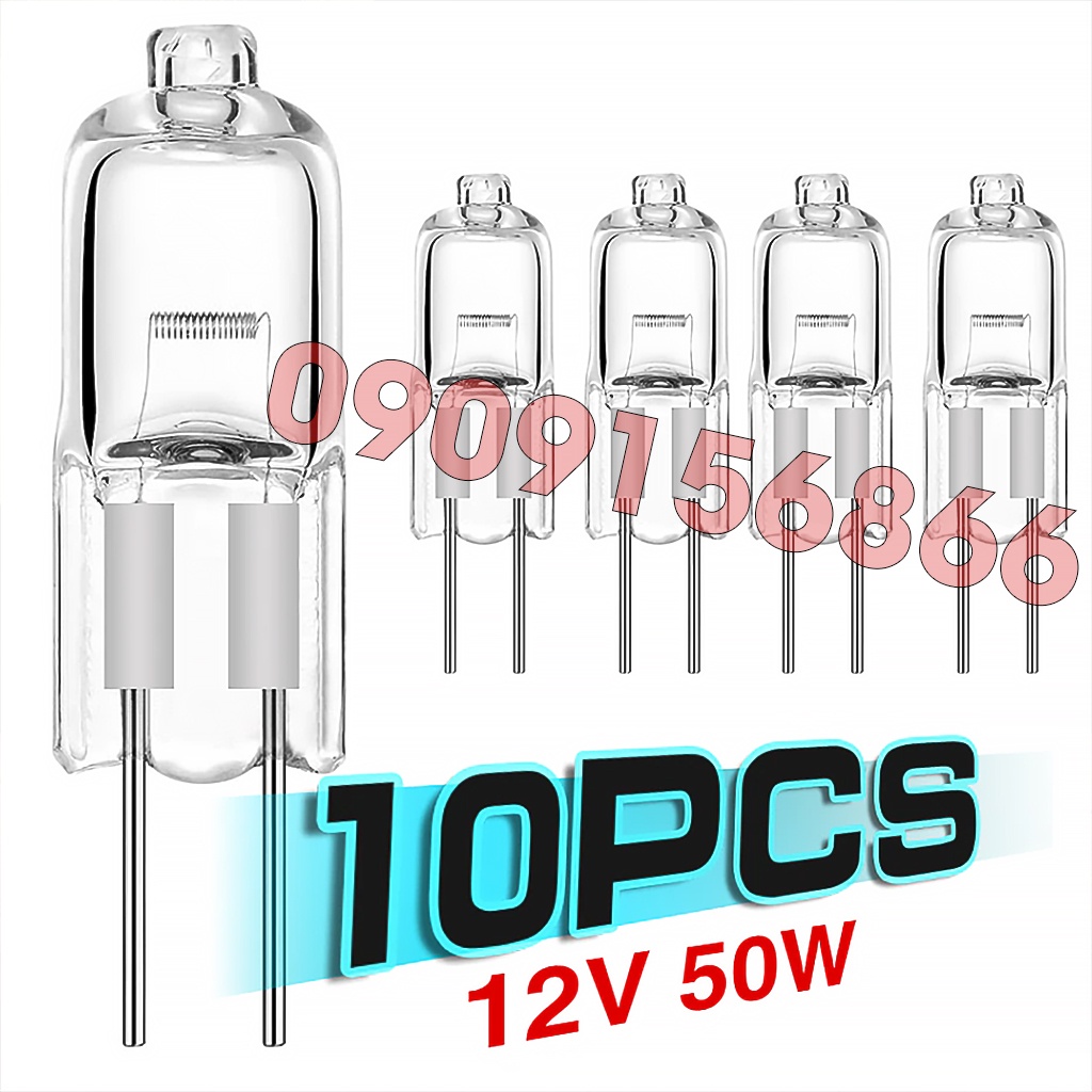 Bóng đèn halogen 12v 50w , 220v 50w (combo 10 chiếc)