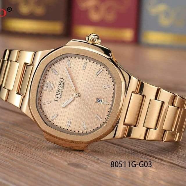 Đồng Hồ Nam LONGBO 80511 Khung Thép Chống Gỉ Chống Nước Cao Cấp | BigBuy360 - bigbuy360.vn
