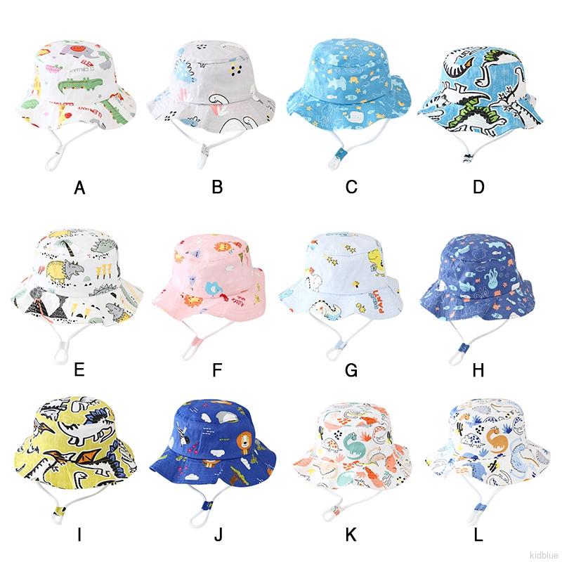 Mũ Bucket Hoạ Tiết In Phong Cách Hàn Quốc Cho Bé