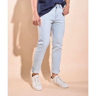 Quần jeans nam ROUTINE - Quần jean màu bạc sáng đẹp new 2021 DPA025 - shop LA STORE