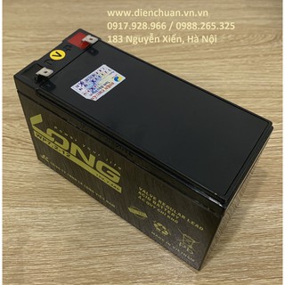 Ắc quy 12V 7,2Ah dùng cho lưu điện cửa cuốn, ups, bình thuốc sâu Long 12V 7.2ah WP7.2-12
