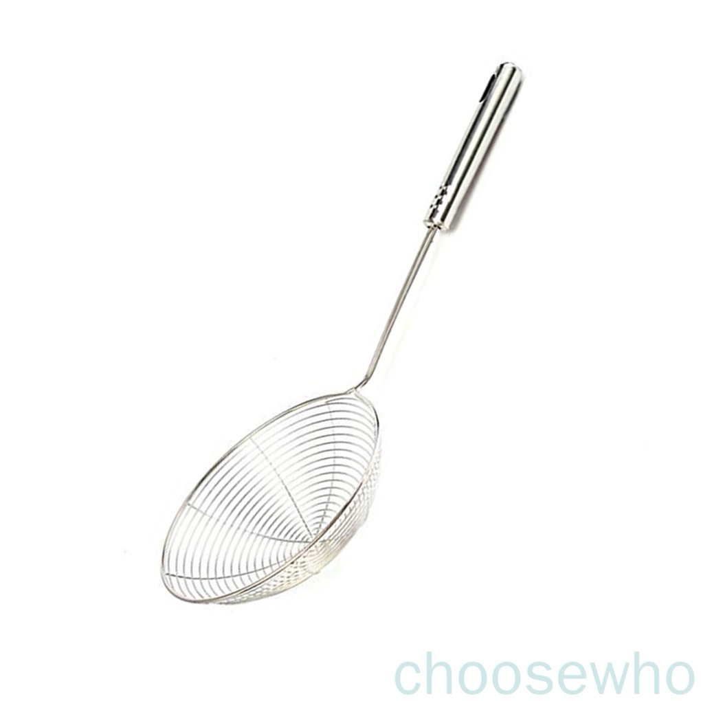 Rây lọc bằng thép không gỉ có tay cầm dài tiện dụng cho nhà bếp
