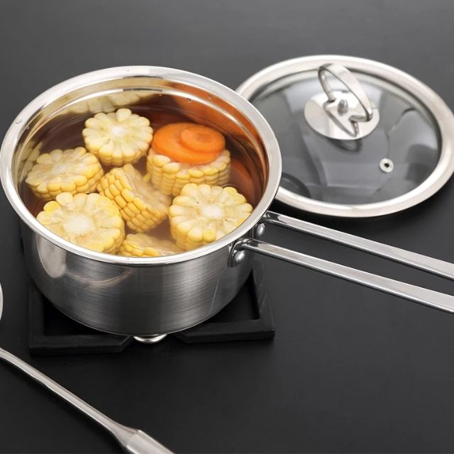 Nồi nấu bột inox cho bé 16cm