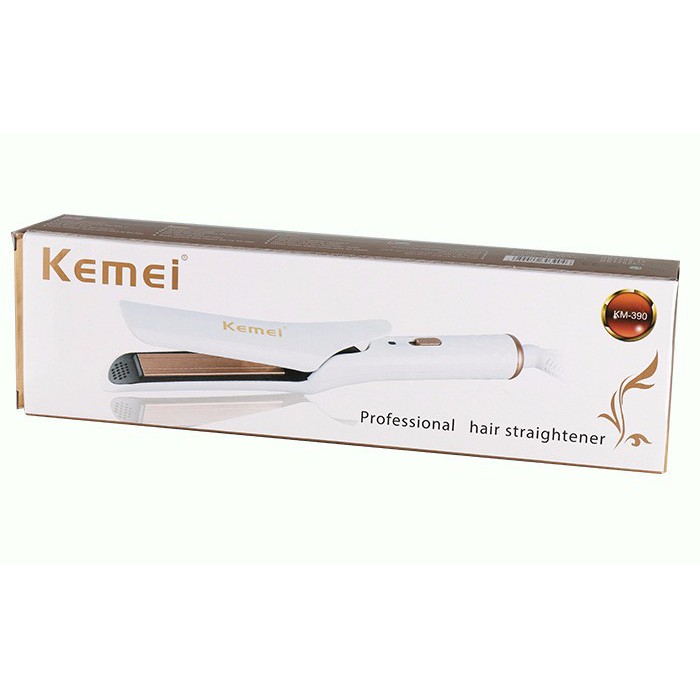 Máy Duỗi Thẳng Tóc Nhỏ Gọn Kemei KM-390