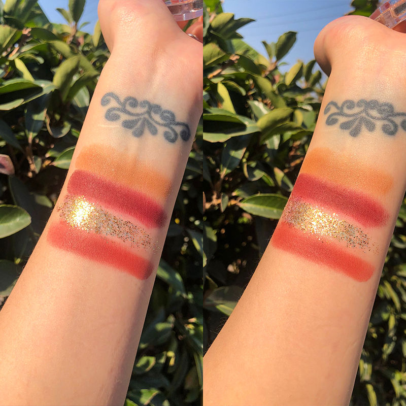 [Hàng mới về] Bảng phấn mắt 4 màu sắc ánh ngọc trai lấp lánh không thấm nước thời thượng | BigBuy360 - bigbuy360.vn