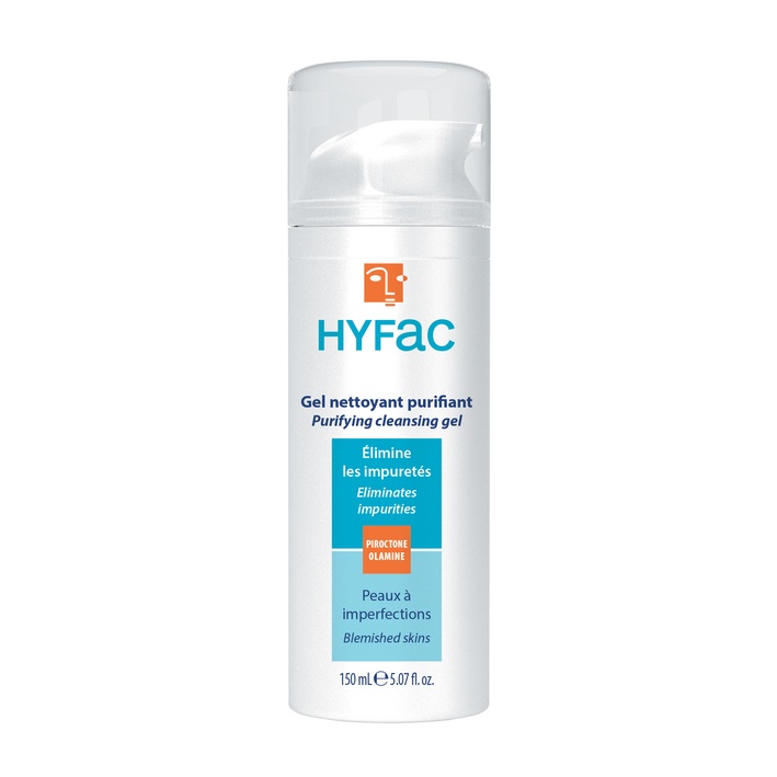 Sữa rửa mặt Hyfac Purifying Cleansing Gel Nhập khẩu từ Pháp - 150 ml