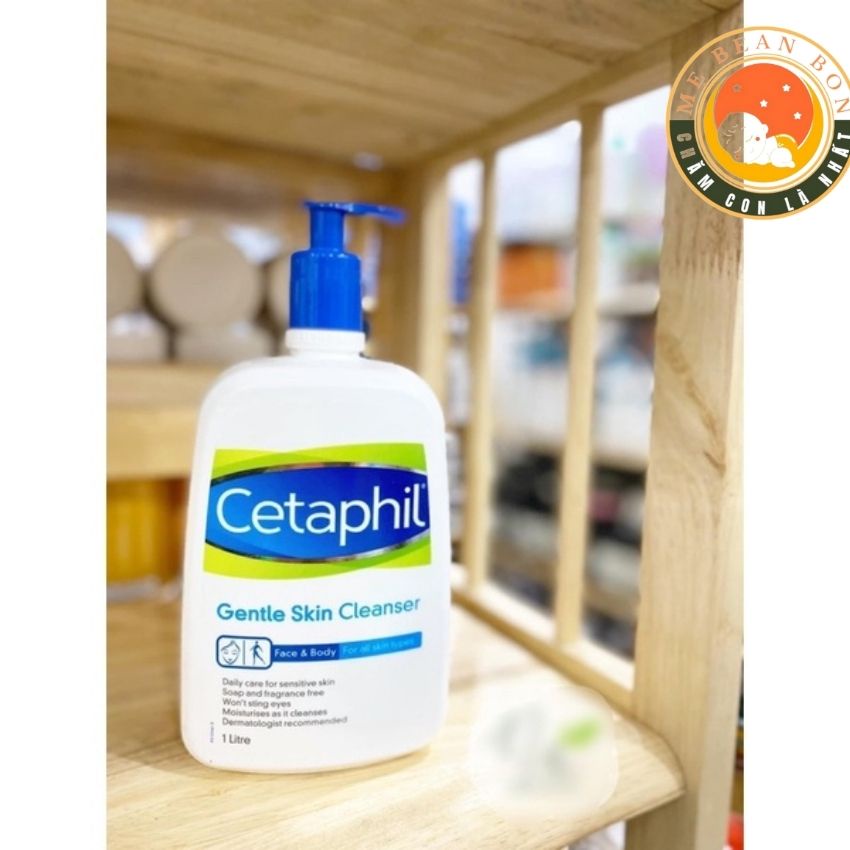 Sữa rửa mặt Cetaphil Gentle Skin Cleanser 1 lít Sữa Tắm Centaphil Úc làm sạch da nhạy cảm, da dầu, da hỗn hợp, da khô