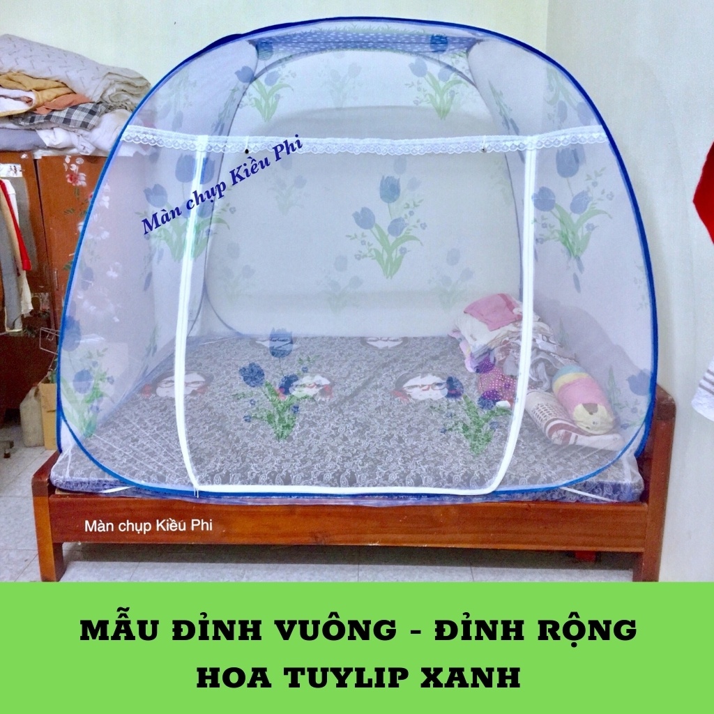 Mùng chụp tự bung đỉnh rộng cao cấp - màn chụp người lớn1m2x2m, 1m6x2m, 1m8x2m, 2m2x2m tiện lợi