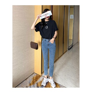 Áo phông MẶT CƯỜI 100% cotton tay lỡ freesize P18, áo thun 2T Unisex
