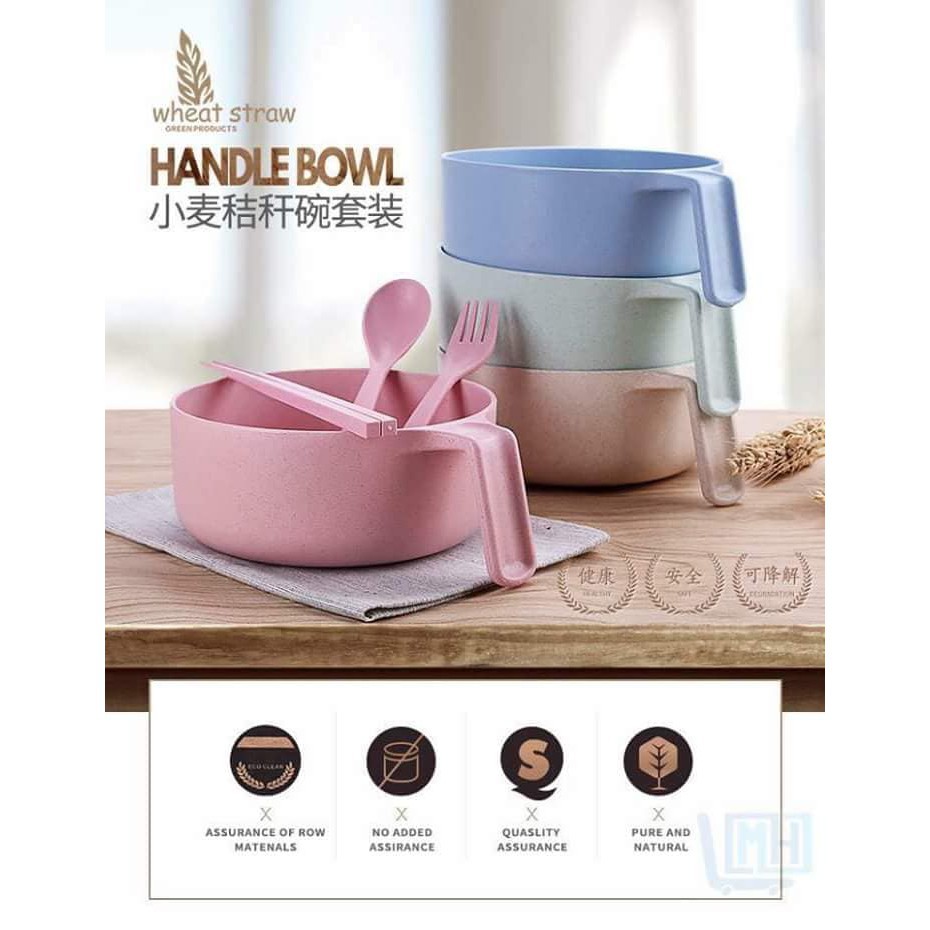 BÁT ĂN MÌ TÔM LÚA MẠCH [TẶNG ĐŨA DĨA VÀ THÌA]