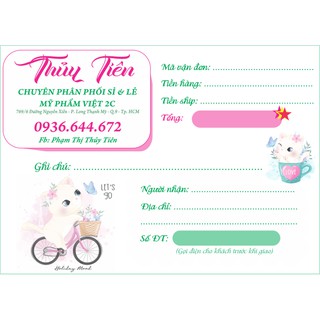 Phiếu Ship Hàng A6 (10x15) - xấp 100 tờ