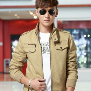 ÁO KHOÁC KAKI BOMBER THỜI TRANG