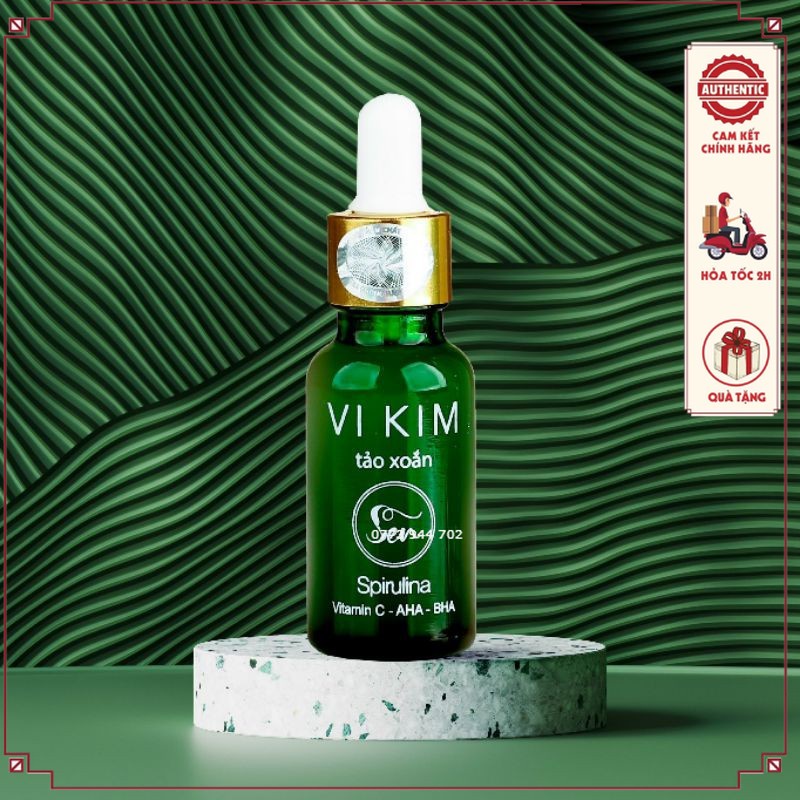 Vi Kim Tảo Xoắn Sen - vi tảo bong da đẹp sau 1 tuần