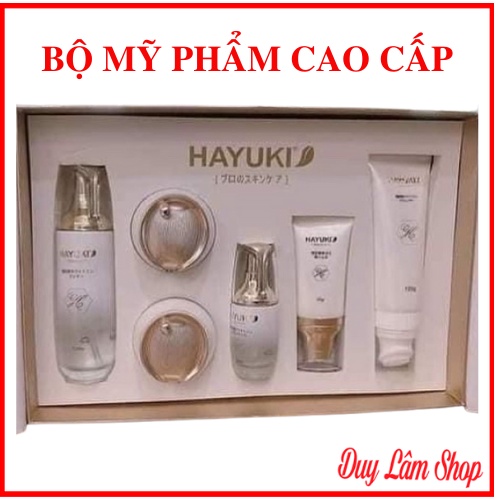 Bộ Mỹ Phẩm Dưỡng Da HAYUKI 6 Món Cao Cấp Chính Hãng Nhật Bản - Mỹ phẩm Làm Trắng, Chăm Sóc Da