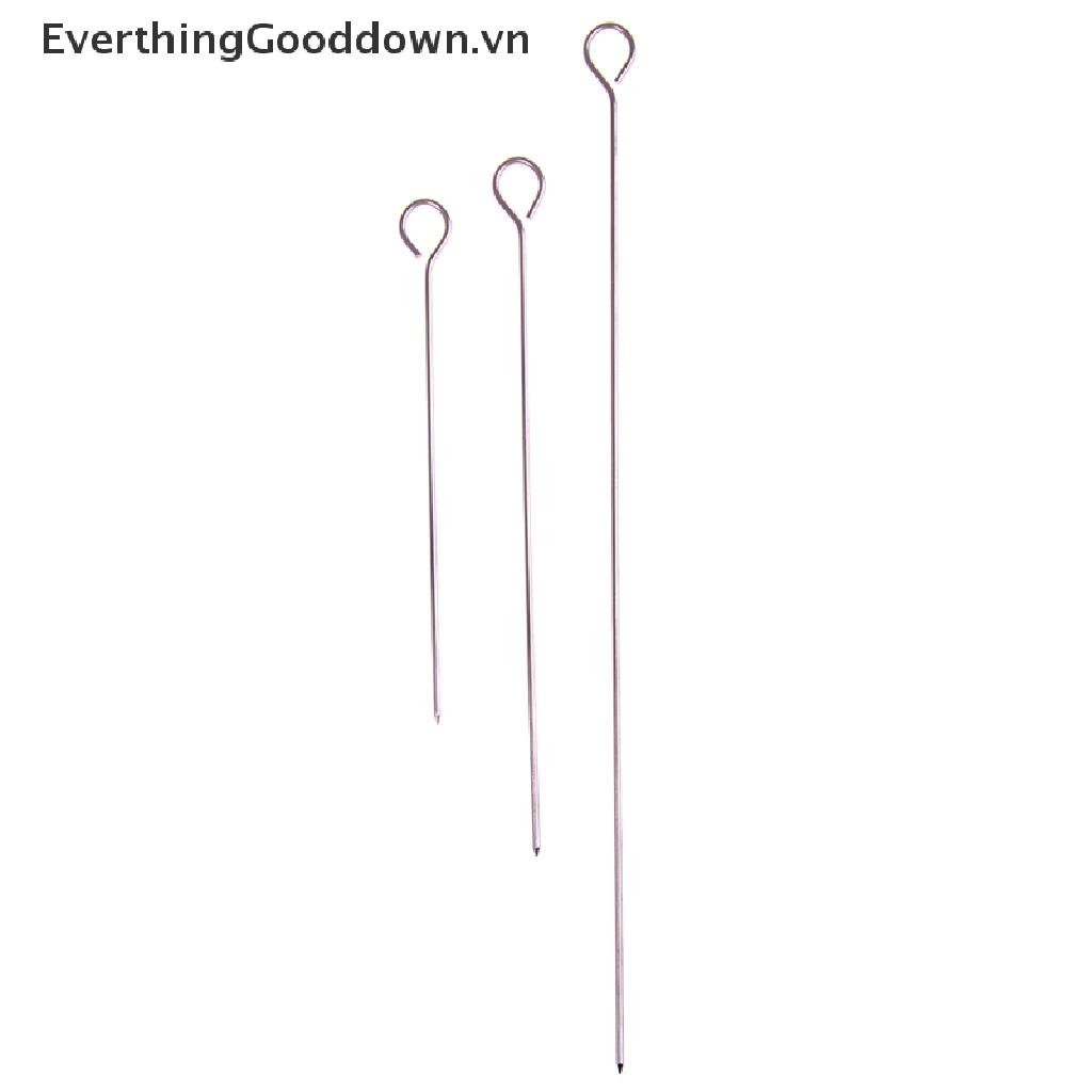 Everthingooddown 10 Xiên Nướng Thịt Hình Con Ngỗng Bằng Thép Không Gỉ