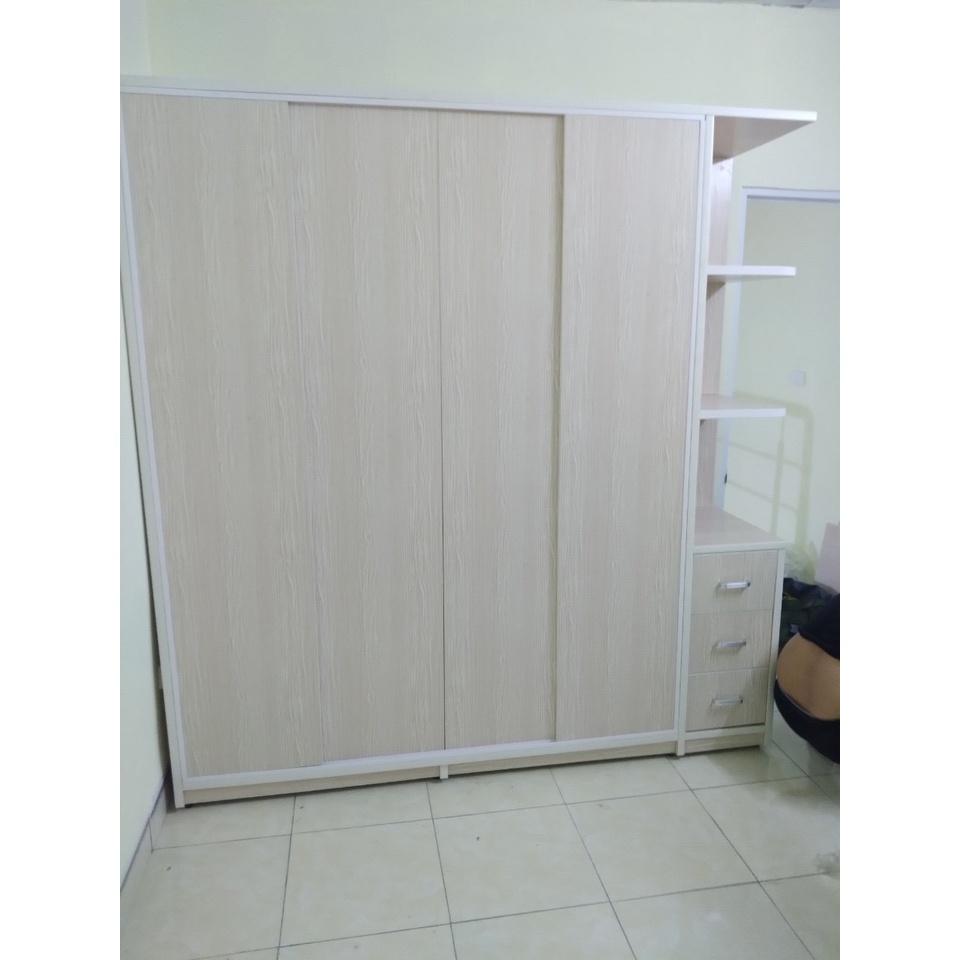 Tủ quần áo nhựa Đài Loan 5 cánh lùa – Nội thất Thành Công