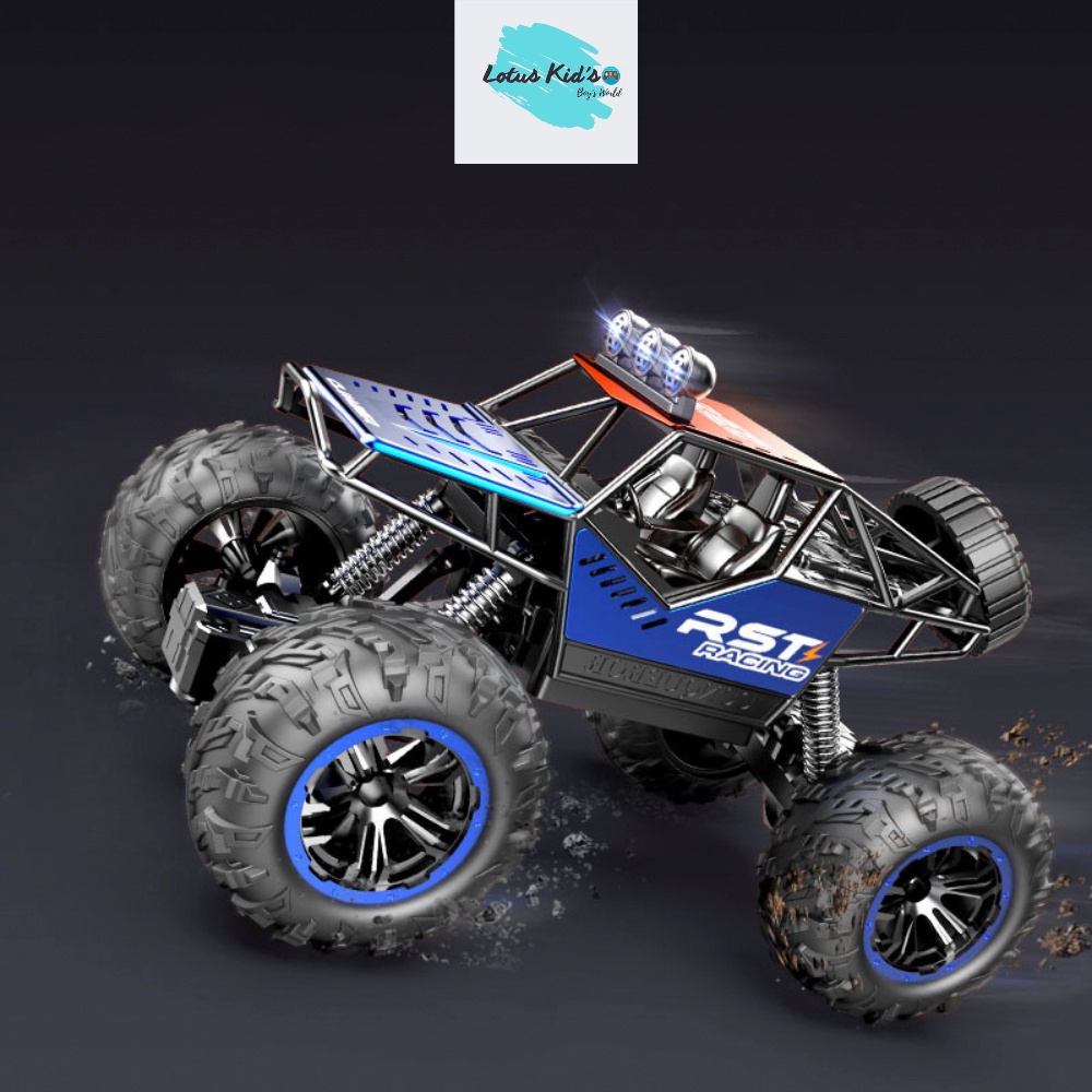 Xe địa hình điều khiển từ xa ROVER vỏ thép Mạnh Mẽ - Siêu Bền - Cực Ngầu Tặng Kèm Pin Và Cáp Sạc