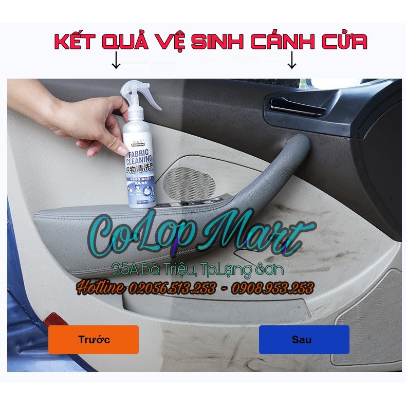 Chai dung dịch vệ sinh thảm nỉ trần