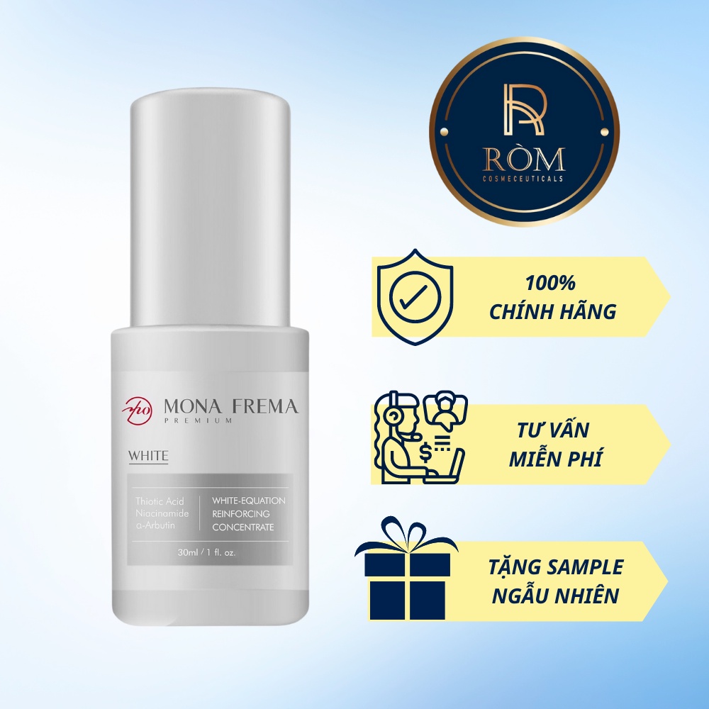 Kem dưỡng trắng da Mona Frema White-Equation Reinforcing Concentrate 30ml