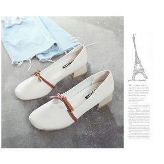 Giày đế vuông 3p vintage