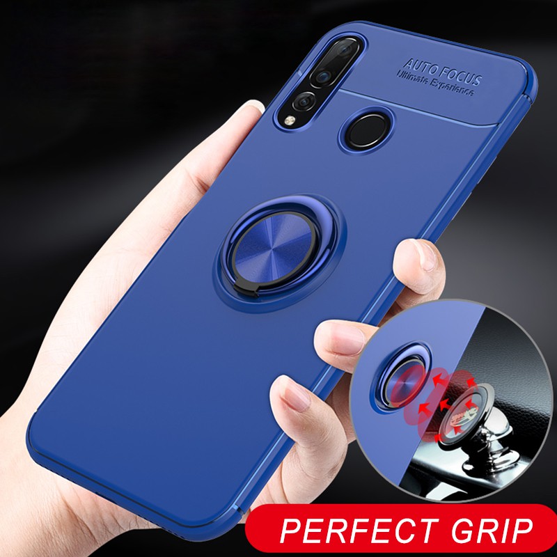 Ốp lưng TPU chống sốc có vòng đỡ hút nam châm trên xe hơi cho Huawei Y9 Prime 2019 | BigBuy360 - bigbuy360.vn