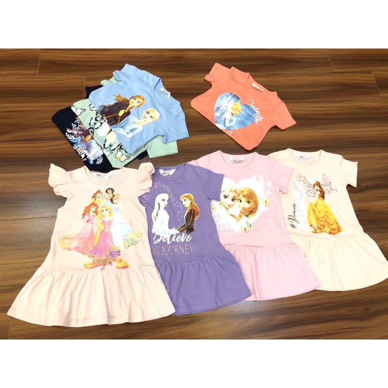 Đầm thun cotton HM công chúa