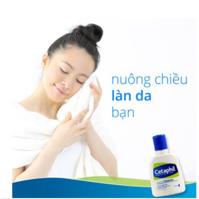 Cetaphil Gentle Skin Cleaner - Sữa rửa mặt loại bỏ chất nhờn, tẩy sạch bụi bẩn, dịu da, giữ ẩm, ngừa mụn - CN305