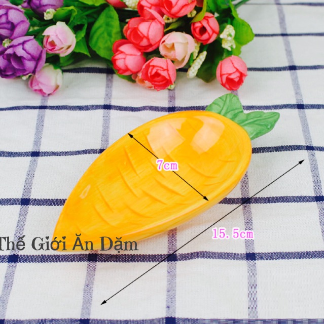 DĨA SỨ Ăn Dặm Cà Rốt DÀI