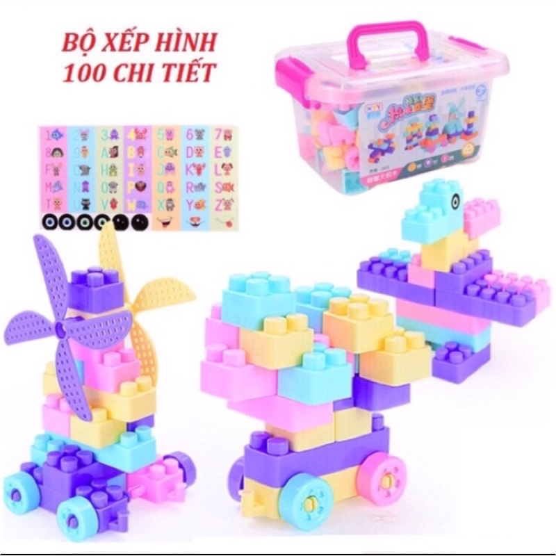 Bộ ghép hình 200 chi tiết cho bé