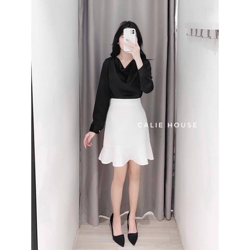 Sơ mi lụa dài tay cho nữ cổ đổ chất đẹp ZulyShop | BigBuy360 - bigbuy360.vn