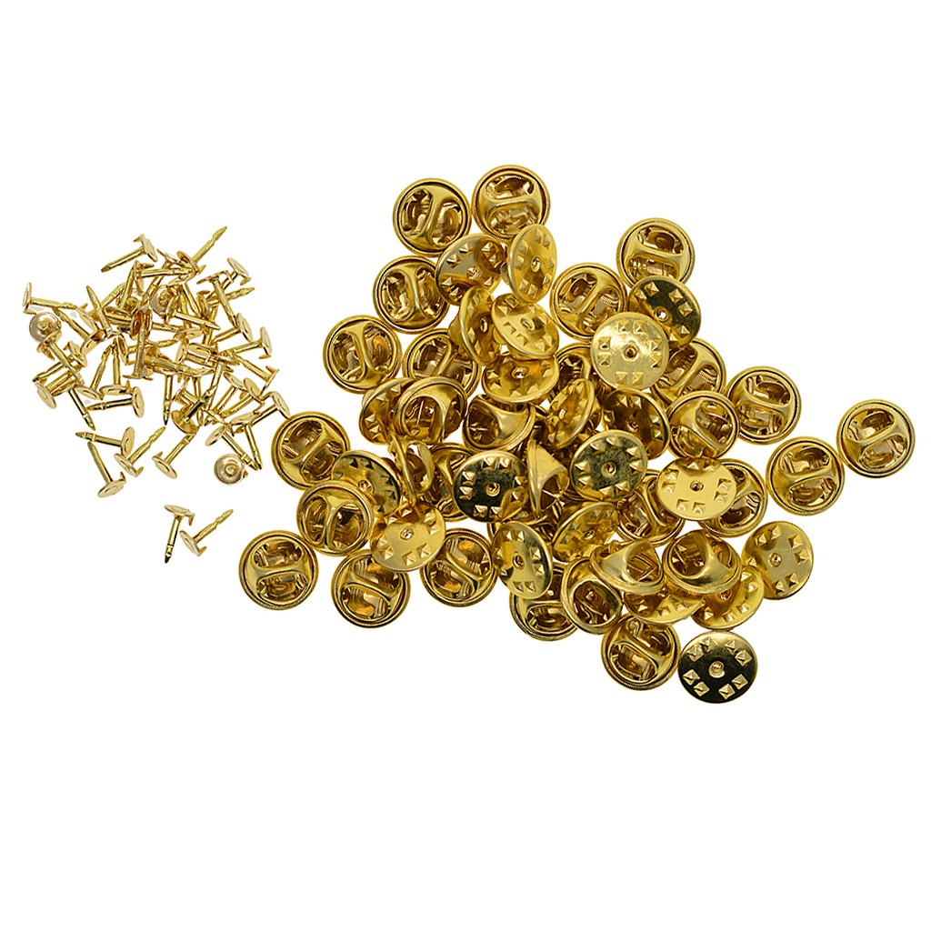 [Lzdhuiz] Cửa Hàng Bong Bóng 61 50x Chốt Cà Vạt Sau Bằng Đồng Thau Hình Bướm